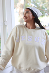 Jesus Saves Pullover in Butter (PREORDER SHIPS IN 4-6 WEEKS)