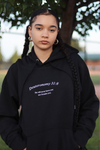 THE DEUTERONOMY HOODIE IN NOIR (PREORDER)