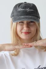 BORN AGAIN HAT IN VINTAGE BLACK