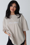 BORN AGAIN TEE IN TAUPE