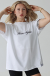 BORN AGAIN TEE IN WHITE