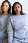 sweatshirt worn by two female models